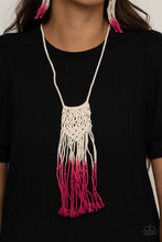 Load image into Gallery viewer, Paparazzi's Surfin The Net - Pink Urban necklace
