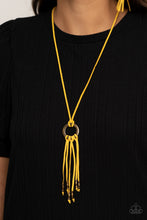 Load image into Gallery viewer, Paparazzi's Feel at HOMESPUN - Yellow Urban necklace
