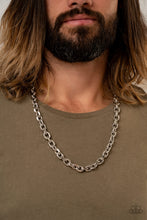 Load image into Gallery viewer, Paparazzi's Steel Trap - Silver Urban Men necklace
