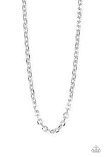 Load image into Gallery viewer, Paparazzi's Steel Trap - Silver Urban Men necklace
