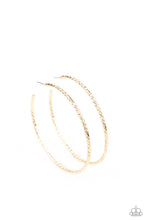 Load image into Gallery viewer, Paparazzi's Voluptuous Volume - Gold hoop earrings
