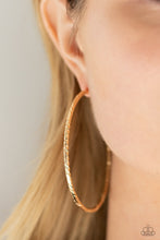 Load image into Gallery viewer, Paparazzi's Voluptuous Volume - Gold hoop earrings
