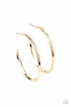 Load image into Gallery viewer, Paparazzi's Chick As Can Be - Gold hoop earrings
