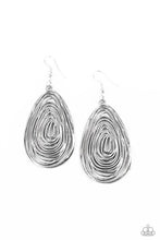 Load image into Gallery viewer, Paparazzi's Rural Ripples - Silver earrings
