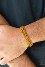 Load image into Gallery viewer, Paparazzi's Too Close To HOMESPUN - Yellow Urban bracelet
