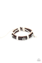 Load image into Gallery viewer, Paparazzi's Rodeo Ringleader - Brown Urban Men bracelet
