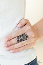Load image into Gallery viewer, Paparazzi's Full Out Frill - Black ring
