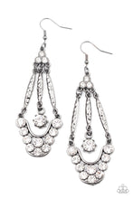 Load image into Gallery viewer, Paparazzi's High-Ranking Radiance - Black earrings
