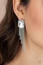 Load image into Gallery viewer, Paparazzi's Save for a REIGNy Day - Silver earrings
