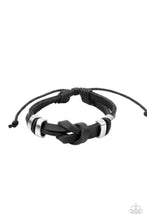 Load image into Gallery viewer, Paparazzi's Like It Or KNOT - Black Urban Men bracelet
