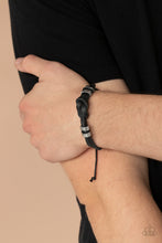 Load image into Gallery viewer, Paparazzi's Like It Or KNOT - Black Urban Men bracelet
