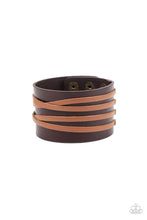 Load image into Gallery viewer, Paparazzi's Pirate Plunder - Brown Urban Men bracelet
