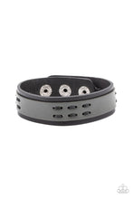 Load image into Gallery viewer, Paparazzi's Blaze a Trail - Black Urban Men bracelet
