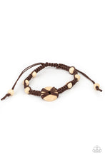 Load image into Gallery viewer, Paparazzi's The Road KNOT Taken - Brown Urban bracelet
