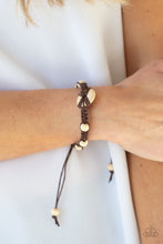 Load image into Gallery viewer, Paparazzi's The Road KNOT Taken - Brown Urban bracelet
