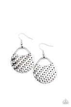 Load image into Gallery viewer, Paparazzi's I'm Sensing a Pattern Here - Silver earrings
