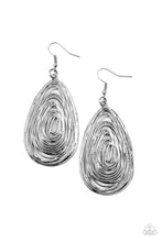 Load image into Gallery viewer, Paparazzi's Rural Ripples - Black earrings
