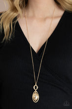 Load image into Gallery viewer, Paparazzi's Glamorously Glaring - Gold necklace
