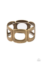 Load image into Gallery viewer, Paparazzi's In OVAL Your Head - Brass bracelet
