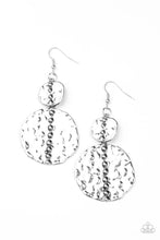 Load image into Gallery viewer, Paparazzi's Metro Metalhead - Silver earrings
