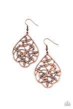 Load image into Gallery viewer, Paparazzi's Taj Mahal Gardens - Copper earrings
