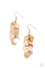 Load image into Gallery viewer, Paparazzi's Hear Me Shimmer - Gold earrings
