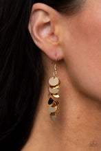 Load image into Gallery viewer, Paparazzi's Hear Me Shimmer - Gold earrings
