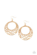 Load image into Gallery viewer, Paparazzi's Urban LineUp - Gold hoop earrings
