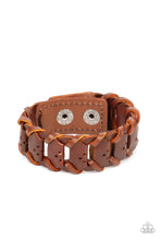 Load image into Gallery viewer, Paparazzi's Knocked For a Loop - Brown Urban Men bracelet
