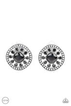 Load image into Gallery viewer, Paparazzi's Dazzling Definition - Black Clip-On earrings
