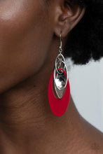 Load image into Gallery viewer, Paparazzi's Ambitious Allure - Red earrings
