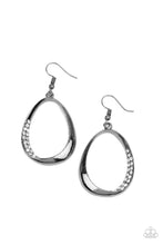 Load image into Gallery viewer, Paparazzi's Fiercely Flauntable - Black earrings
