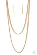 Load image into Gallery viewer, Paparazzi's Save Your TEIRS - Gold necklace
