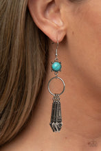 Load image into Gallery viewer, Paparazzi's Prana Paradise - Blue earrings
