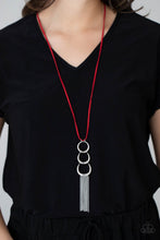 Load image into Gallery viewer, Paparazzi's Industrial Conquest - Red Urban necklace
