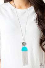 Load image into Gallery viewer, Paparazzi's Color Me Neon - Blue Acrylic necklace
