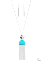 Load image into Gallery viewer, Paparazzi's Color Me Neon - Blue Acrylic necklace
