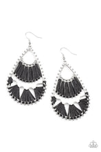 Load image into Gallery viewer, Paparazzi's Samba Scene - Black earrings
