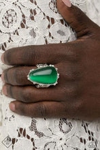 Load image into Gallery viewer, Paparazzi's Newport Nouveau - Green ring (Fashion Fix)
