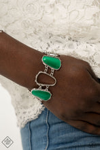 Load image into Gallery viewer, Paparazzi's Yacht Club Couture - Green bracelet (Fashion Fix)
