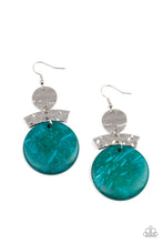 Load image into Gallery viewer, Paparazzi's Diva Of My Domain - Blue Wood earrings
