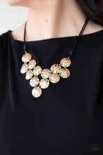 Load image into Gallery viewer, Paparazzi's Token Treasure - Gold Urban necklace
