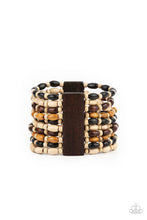 Load image into Gallery viewer, Paparazzi's Cayman Carnival - Multi Wood bracelet
