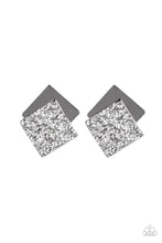 Load image into Gallery viewer, Paparazzi's Square With Style - Black earrings
