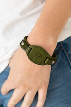 Load image into Gallery viewer, Paparazzi's All Fine and DANDELION - Green Urban bracelet
