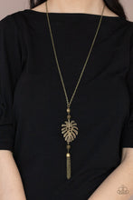 Load image into Gallery viewer, Paparazzi's Palm Prom - Brass necklace
