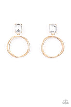 Load image into Gallery viewer, Paparazzi's Prismatic Perfection - Gold post earrings
