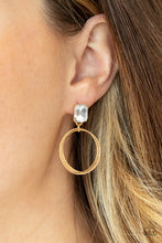Load image into Gallery viewer, Paparazzi's Prismatic Perfection - Gold post earrings
