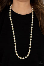 Load image into Gallery viewer, Paparazzi's Nautical Novelty - Gold Pearl necklace
