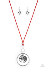 Load image into Gallery viewer, Paparazzi's CORD-inated Effort - Red Urban necklace
